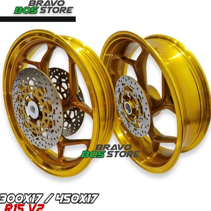 Velg axio R15 v2 dd tapak lebar double disc triple disc murah