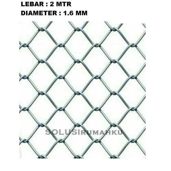 Kawat Harmonika 2 meter x tebal 1.6 mm / Ram Wajik Kandang Hewan Pagar