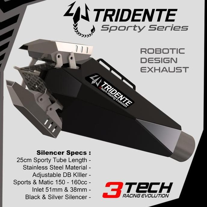 Sale Knalpot Tridente Scorpion Fullsystem