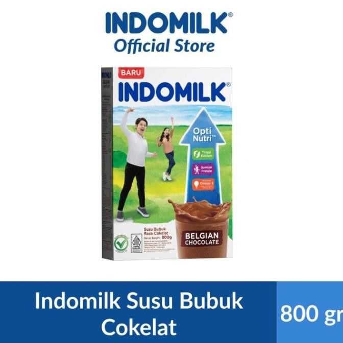 

(Expert) INDOMILK SUSU BUBUK FULL CREAM PLAIN COKLAT MILKY T MILK POWDER 800 GR