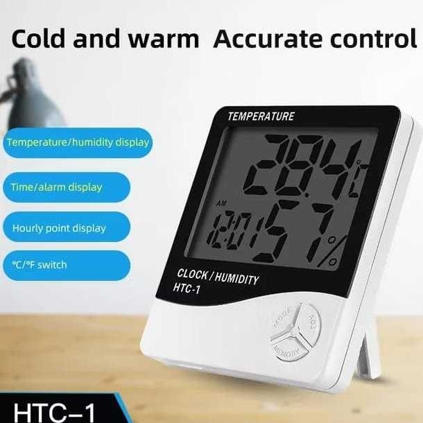 Alat Ukur Suhu Ruangan HTC Termohygrometer Temperature Alat Ukur Suhu terlaris