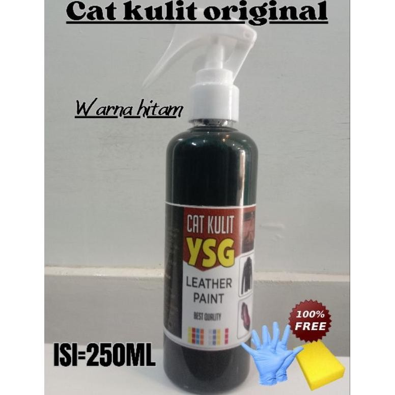 

cat untuk bahan kulit warna hitam isi 250ml,untuk jaket kulit,tas kulit,sepatu kulit Terlaris