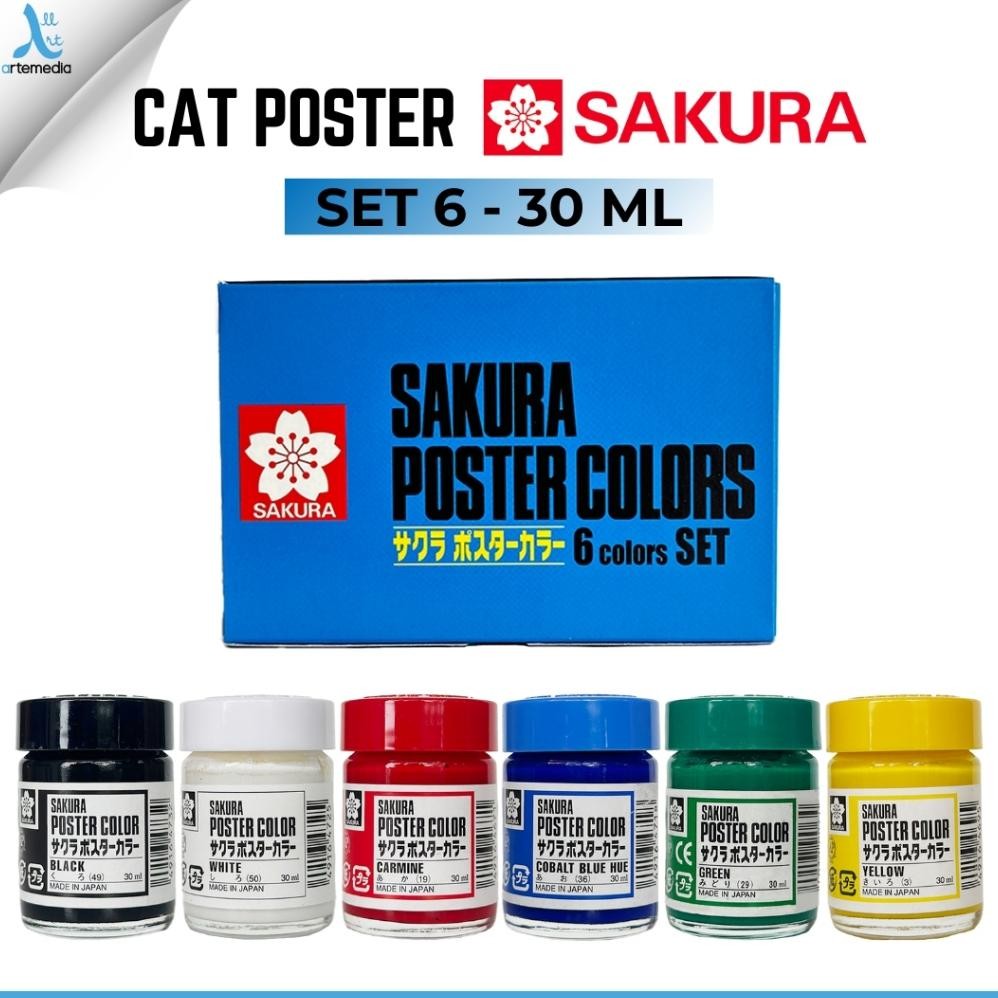

Sakura Cat Poster Set 6x30ml Terlaris