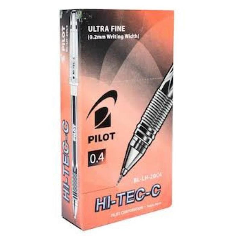 

Pulpen Pilot Hi-Tec-C 0.3 / 0.4 Mm Original | Isi 12 Pcs / 1 Pak Original