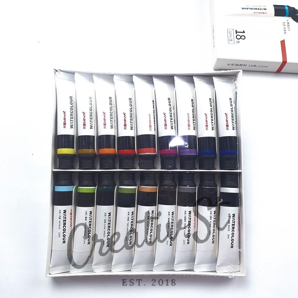

MIYA Cat Air Watercolor Tube 18 Colour X 12 Ml Ysc62 Terlaris
