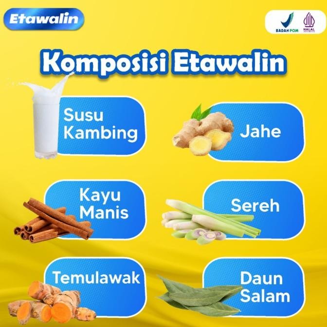 

(Expert) Susu Bubuk Etawalin - Untuk Nyeri Tulang / Sendi & Asam Urat Susu Tinggi Kalsium 200gr Sehatsae_store