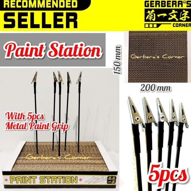 

Mini Paint Station With Metal Paint Grip Alat Cat Gundam Terlaris