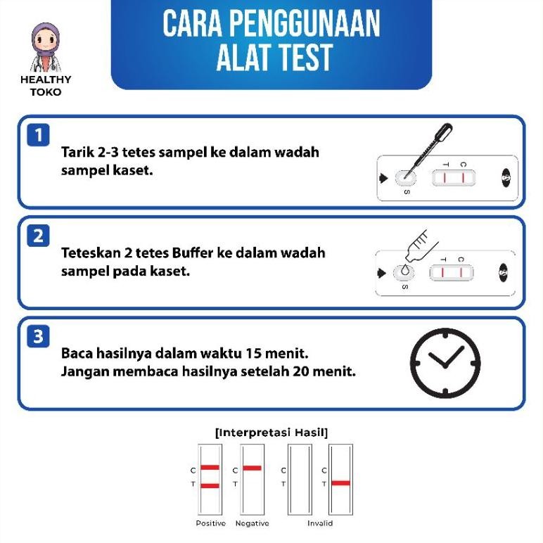 Paket 4 Set | HIV AIDS Sifilis Hepatitis B Hepatitis C| Cocok Pria Wanita , Untuk Ibu Hamil Dan Yang
