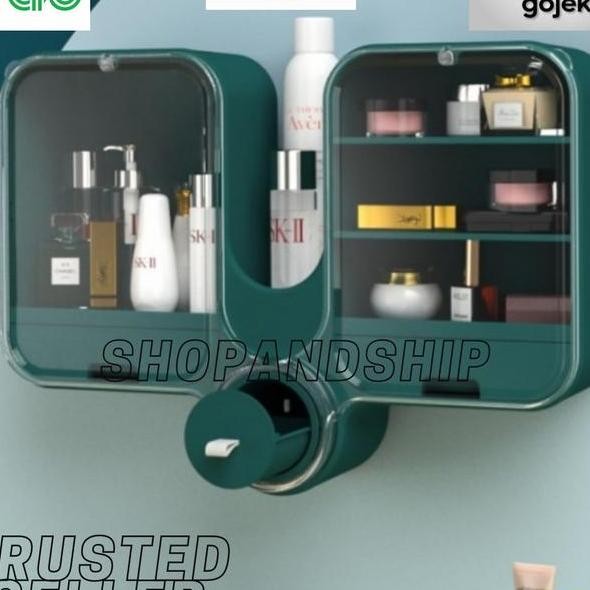 Tempat Kosmetik Gantung Rak Menyimpan Make Up Rak Ern