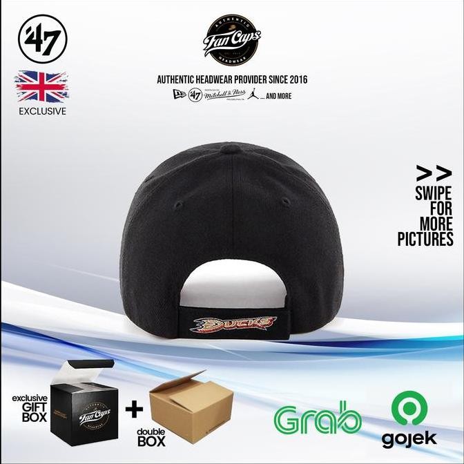 Grosir [Original] Anaheim Ducks Black Gold Mvp Cap | Topi 47