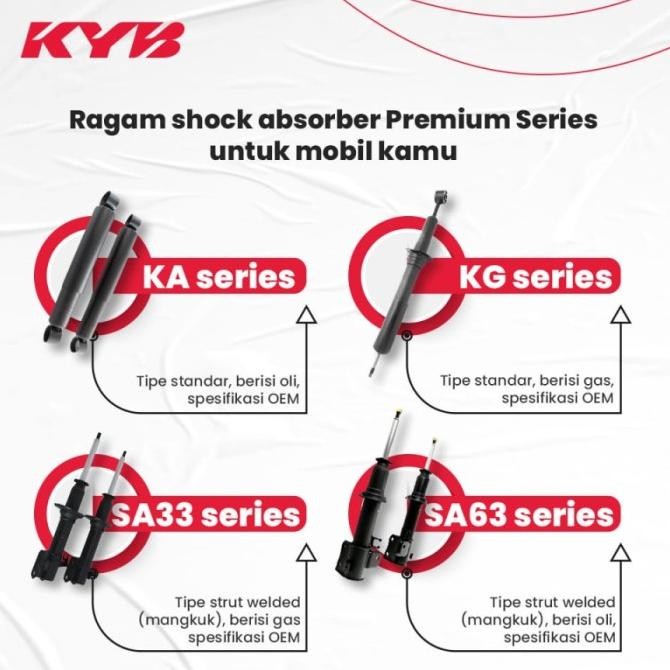 Kayaba / Kyb Premium Shockbreaker Mobil Vios / Yaris Belakang