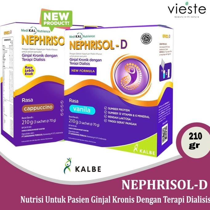 

(Expert) NEPHRISOL-D - Vanila Rendah Gula & Capucino - Nutrisi Susu Tinggi Protein Khusus Pasien Ginjal Cuci Darah