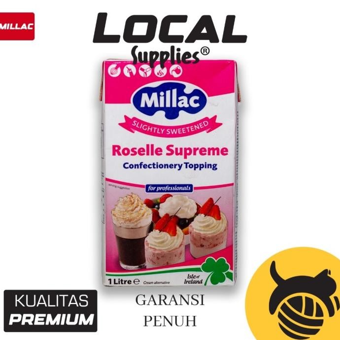 

(Expert) MILLAC Roselle Supreme Whipping Cream 1 liter Hanya Ekspedisi