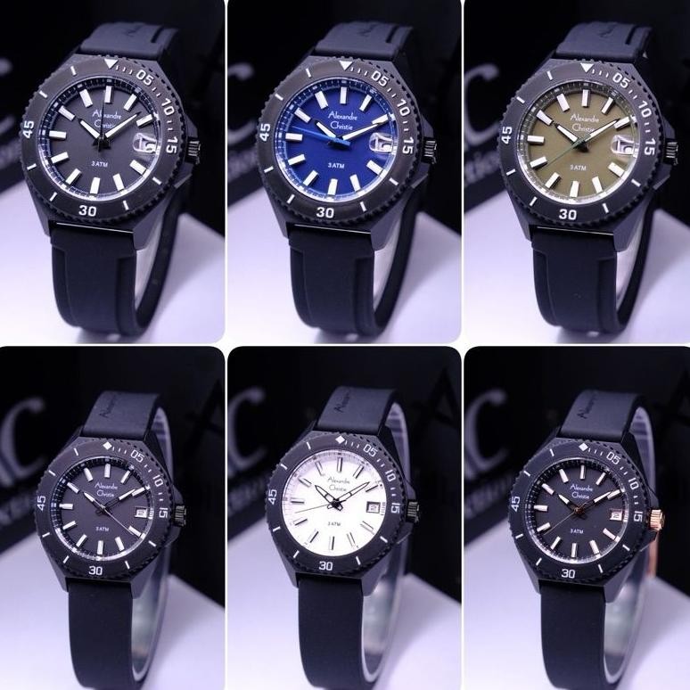 AC 8693 JAM TANGAN PRIA ALEXANDRE CHRISTIE AC 6518 MHB 6518 8693 6684 RB
