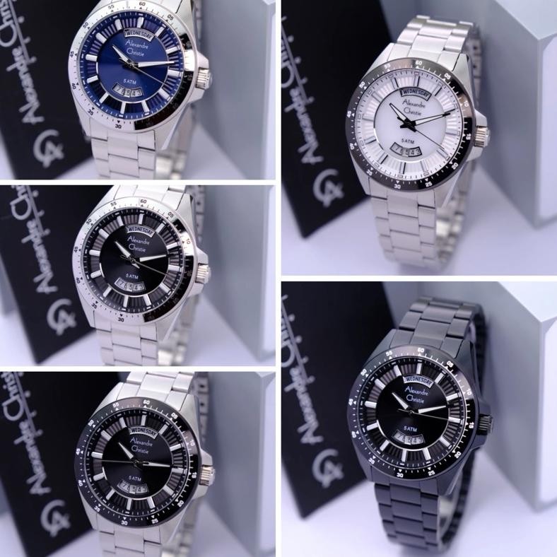JAM TANGAN PRIA ALEXANDRE CHRISTIE  AC 6678 RB