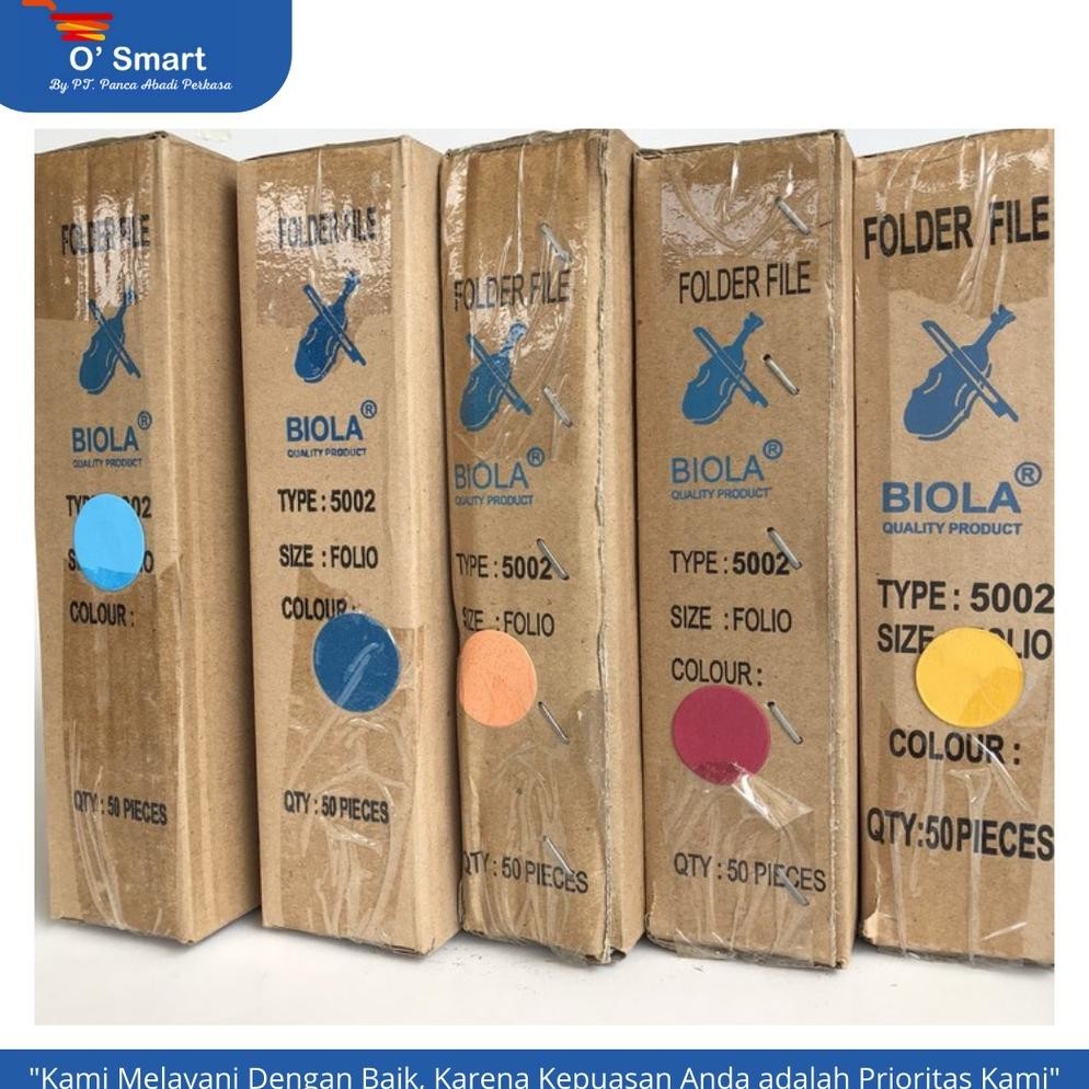 

Biola Map Kertas/Stopmap 5002 (Perbox Isi 50 Lembar)