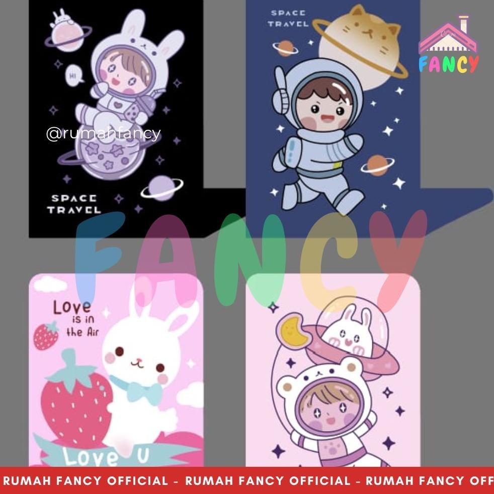 

1 Set isi 2 Pcs Book End Stand Motif Heroes / Sandaran Penyangga Buku / Pembatas Buku Motif Astronot Rabbit Space 777-736 RB07