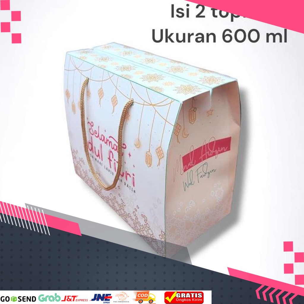 

10/20pcs box hampers lebaran 2025/kotak hampers lebaran 2025 bag gift gosend