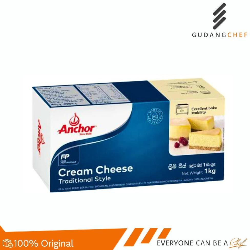 

Baru Anchor Cream Cheese 1KG - Keju Krim Asli dari Selandia Baru Original