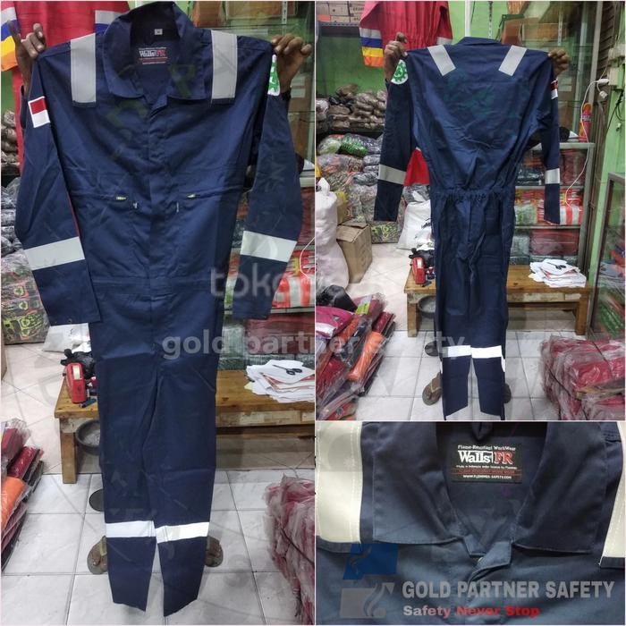 Wearpack Coverall Fr Flemings Walls 7 Oz Fiber Nomex Iiia 3A Daletec Original Dan Terpercaya