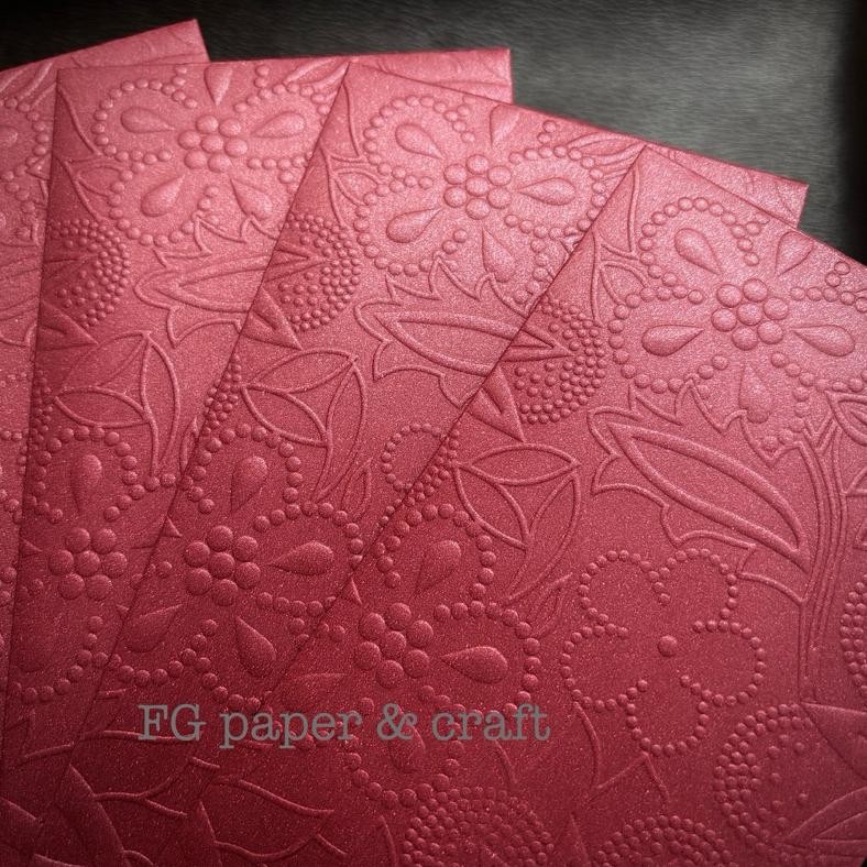 

Amplop Uang 5pcs Angpau Flower Emboss by FGpaper RB07
