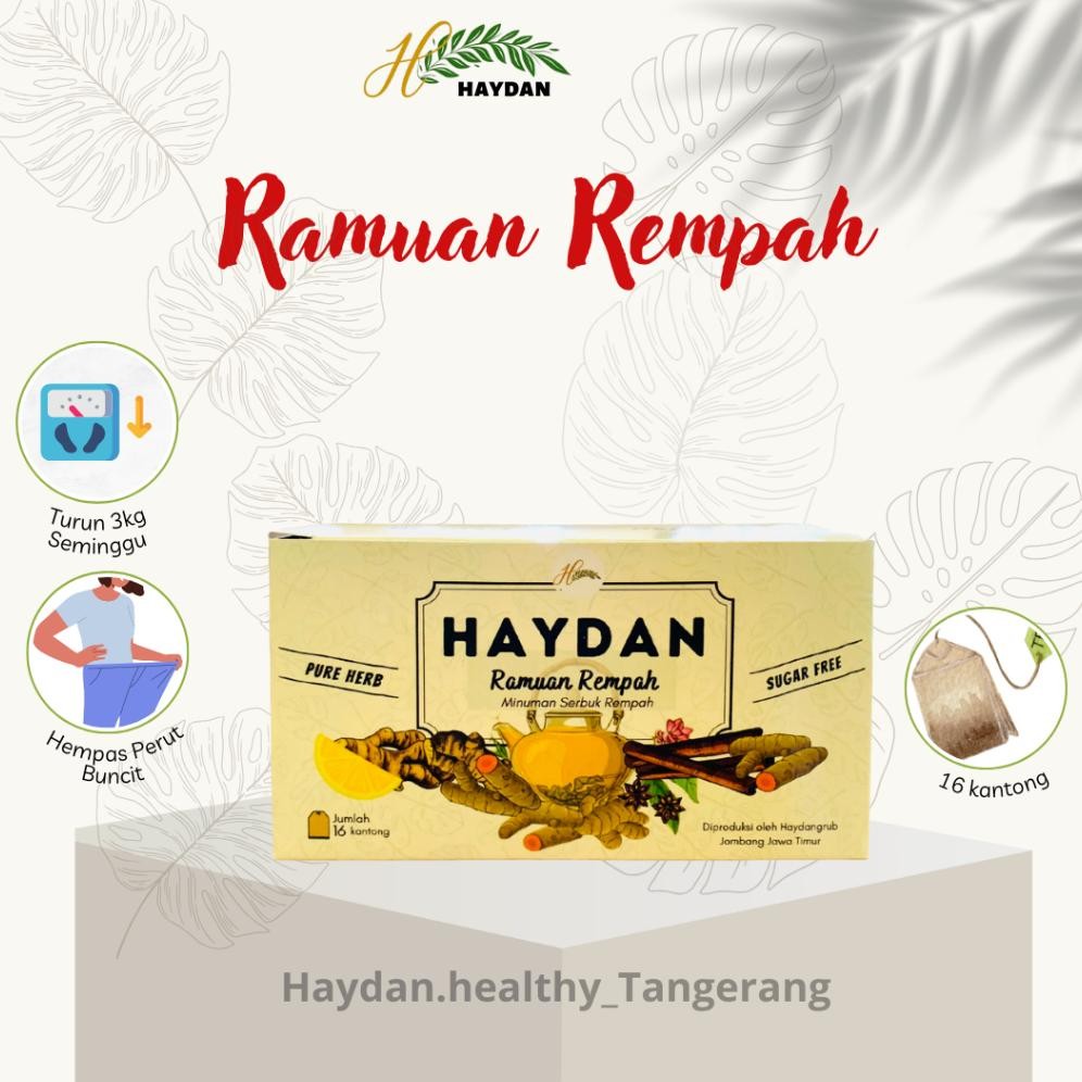 

Haydan Rempah Rempah isi 1 box 16 KANTONG