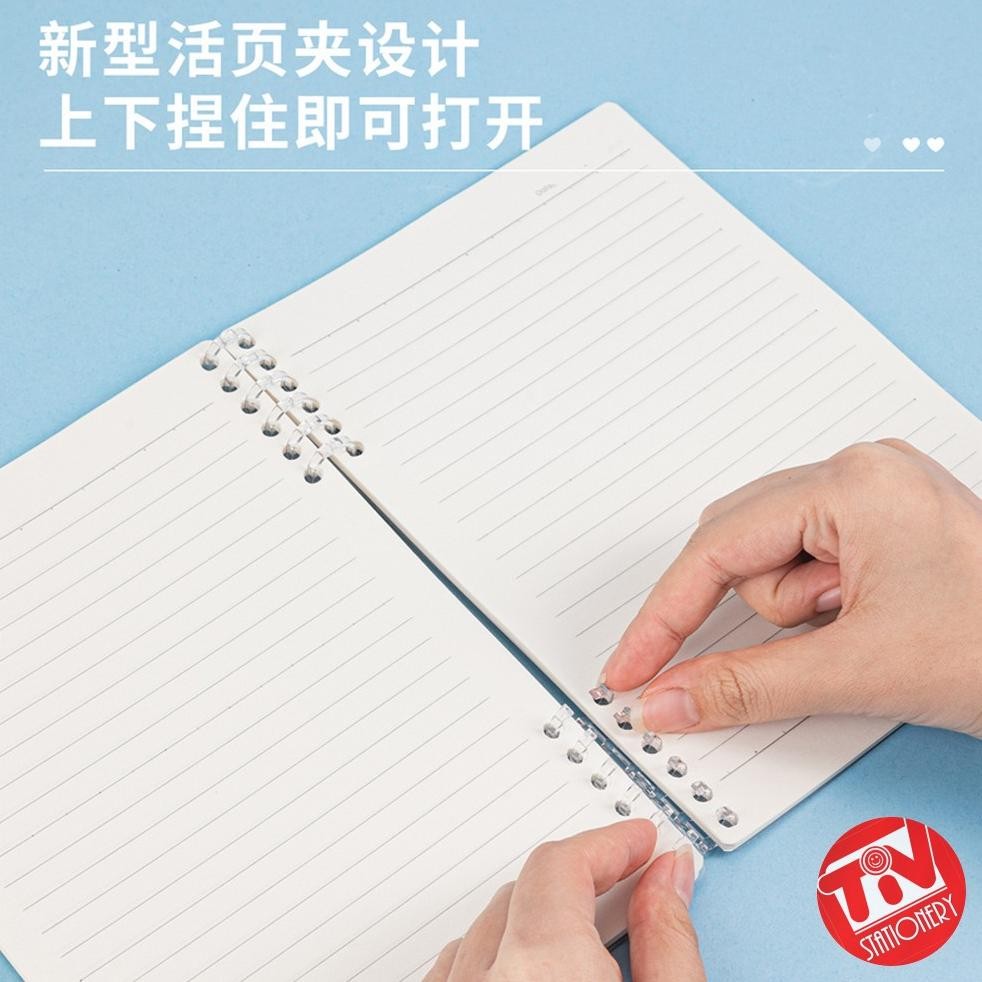 

Ring Binder File | Refillable Spiral NotDeli Planet A5/B5 RB07