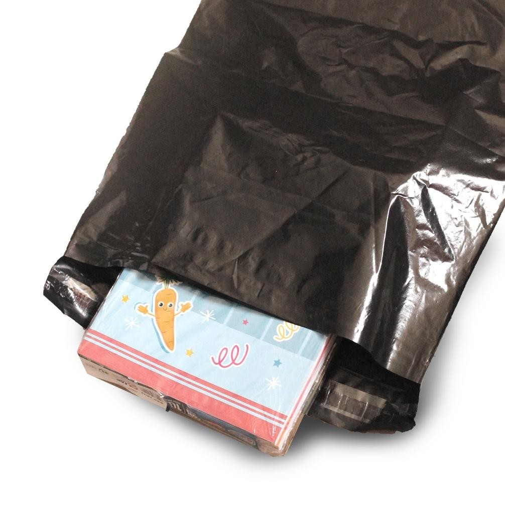 

Plastik polymailer 25 x 40 Hitam packaging Kantong Amplop isi 100 pcs RB07