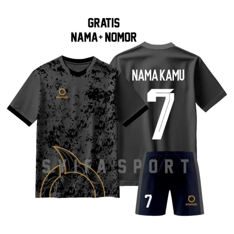JERSEY FUTSAL BAJU BOLA DEWASA FREE SABLON NAMA NOMOR
