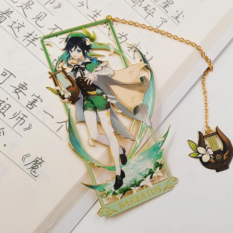 

Bookmark Genshin Metal Pembatas Buku Genshin Impact Pembatas Buku Anime Genshin Bookmark Anime Bookmark RB07
