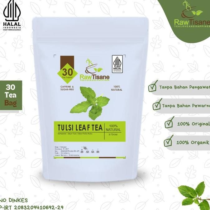 

SALE!!! Tulsi Leaf Tea : Teh Daun Tulsi / Teh Daun Ruku-Ruku Isi 30 Tea Bag