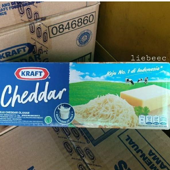 

Baru Kraft Cheddar / Keju Kraft Cheddar 2Kg | Keju Cheddar Parut Serbaguna Murah