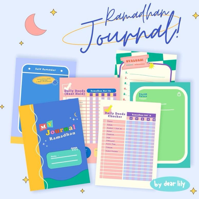 

Dear Lily- Ramadhan Planner 2025 Loose leaf A5 B5 A4 Puasa Planner notAgenda Isi Binder RB07