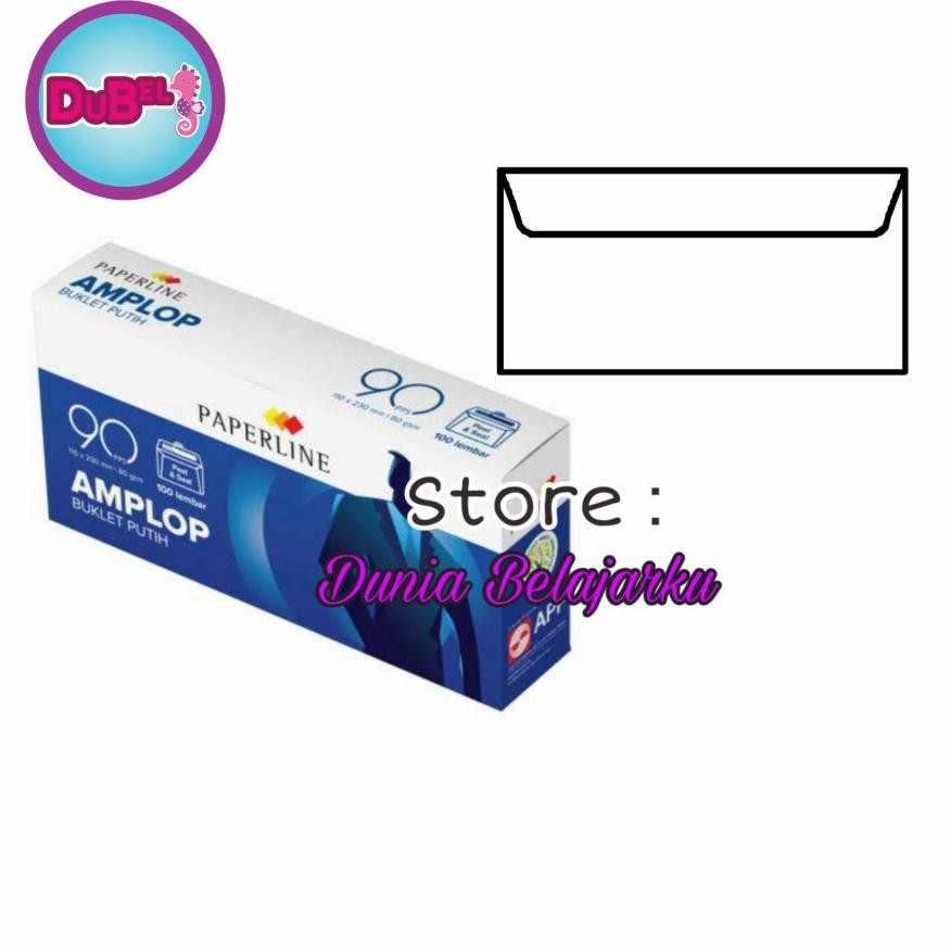 

Amplop Surat Paperline 90 Tebal 80 Gsm Amplop Putih Polos Seal & Peel RB07