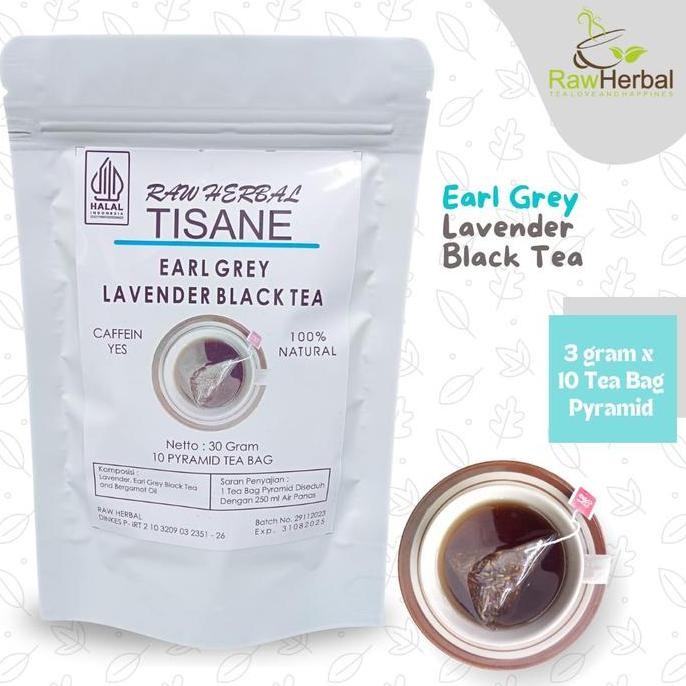 

SALE!!! Earl Grey Lavender Tea / Tea Bag Pyramid 3gr x 10 Tea Bag Pyramid