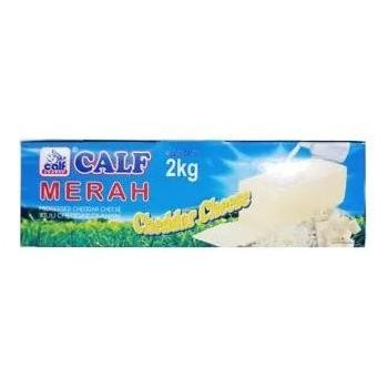 

Baru Calf Cheddar Cheese 2kg Keju Cheddar Olahan Halal