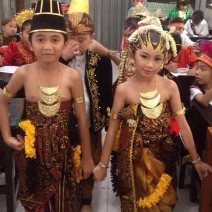 Baju Adat Dodot Anak Tk - Sd / Baju Pengantin Dodot Anak Adat Jawa By Rafmart