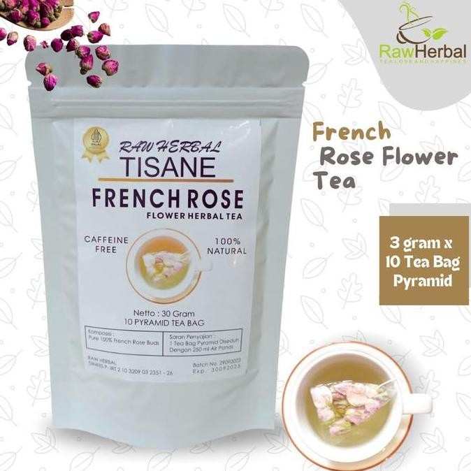 

SALE!!! French Rose Flower Tea / Pyramid Tea Bag (3gr x 10 Tea Bag Pyramid)