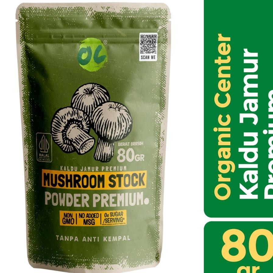 

Organic Center Kaldu Jamur 80Gr Kaldu Non Msg Penyedap Rasa