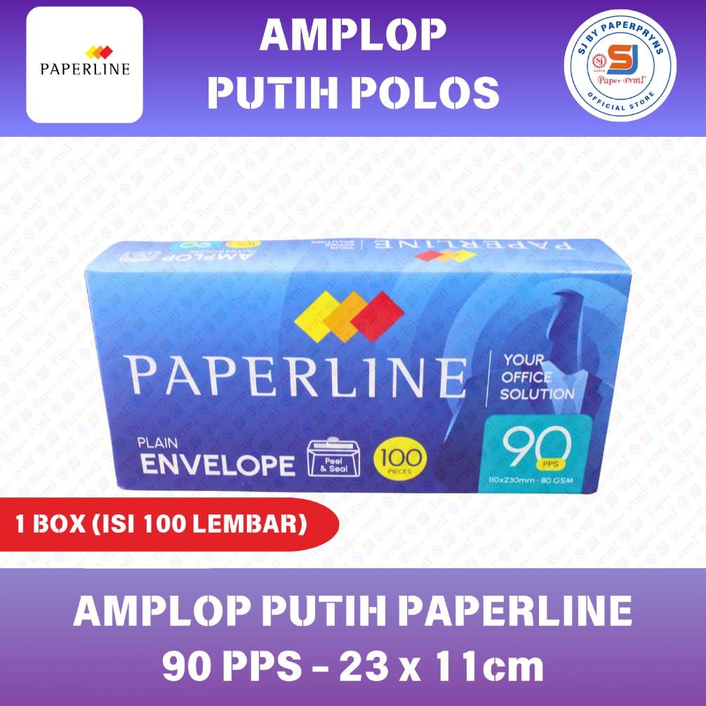 

Amplop Putih Polos Paperline 90 PPS (1 PACK ISI 100 LEMBAR) RB07