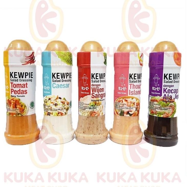

Kewpie Salad Dressing 200Ml Wijen Sangrai Tomat Pedas Thousand Island Kecap Ala Jepang Caesar