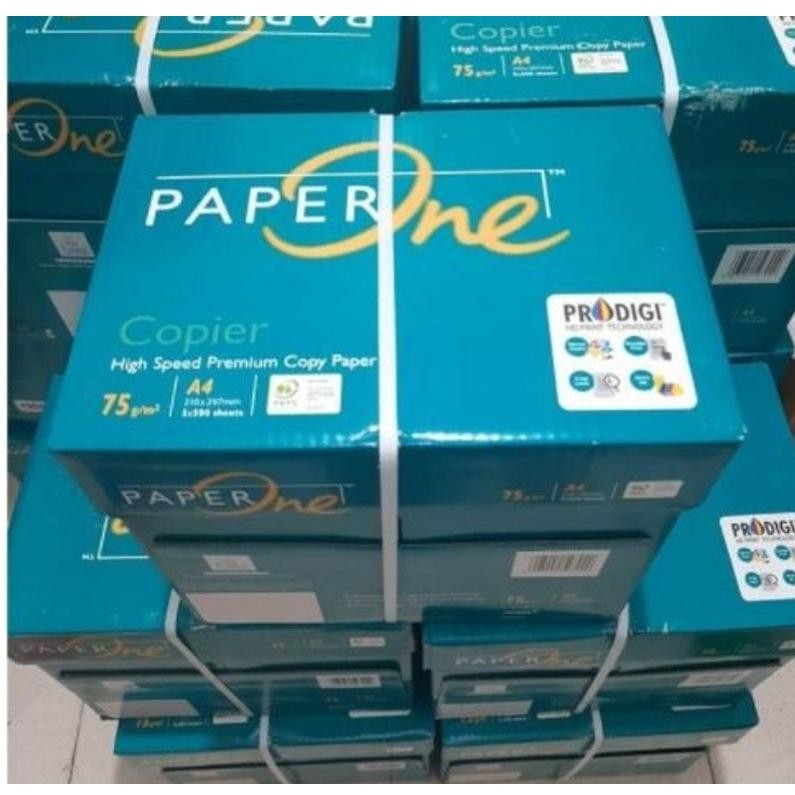 

Sale! Kertas Hvs A4 75Gsm Paperone Via Grab Gojek - 5 Rim / Dus