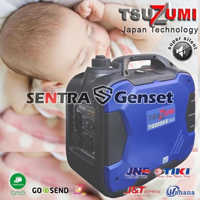

Terlaris Genset Inverter Super Silent 2000 Watt 2.5 Kva Tsuzumi Japan Tech