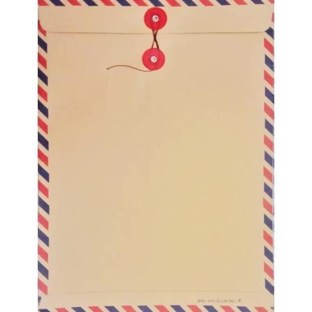 

Baru Amplop Coklat Tali - 1 Pack Isi 50 pcs Ukuran Folio F4