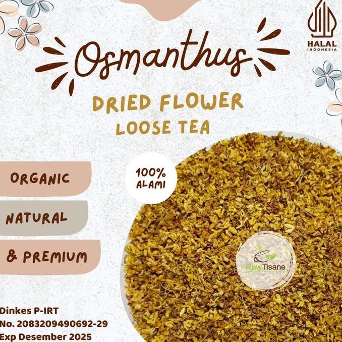

SALE!!! OSMANTHUS FLOWER TEA : PURE OSMANTHUS FLOWER TEA (20 Gram - 50 Gram)