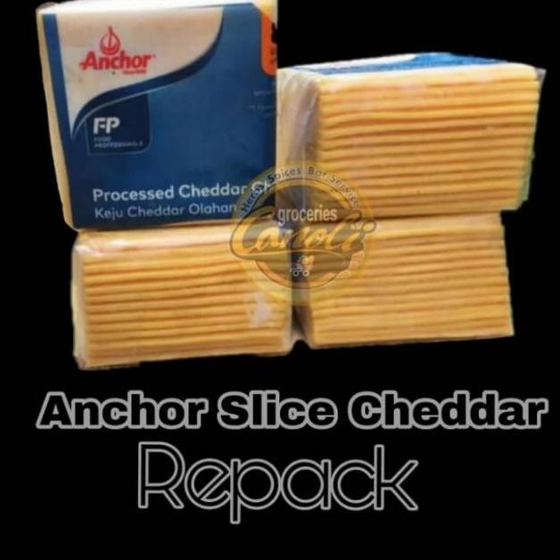 

Baru Anchor Orange Cheddar Slice 28s - Keju Slice Cheddar Proses Halal
