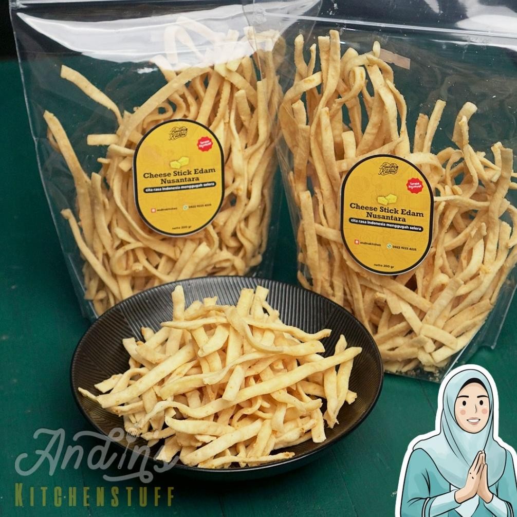 

Baru Cheese Stick Edam Nusantara 200gr - Snack Renyah Keju Edam Premium