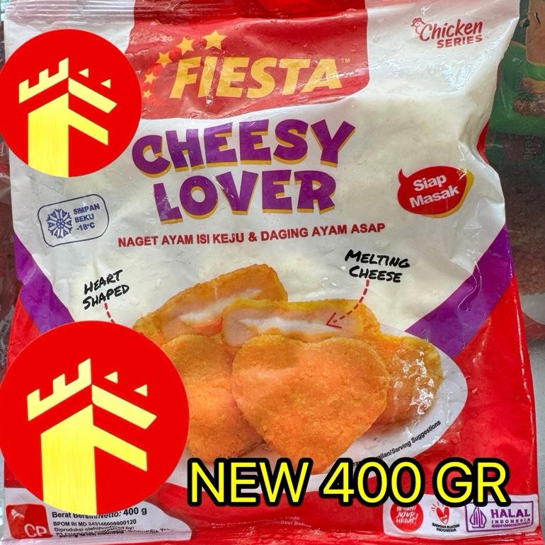 

Baru Fiesta Cheesy Lover 500gr | Nugget Ayam Isi Keju Leleh Enak