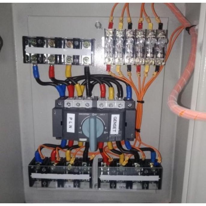 

Terlaris Panel Genset+Pln 63A 3P+N Socomec Change Over Switch