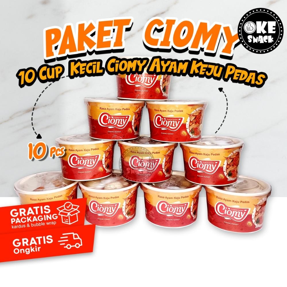 

Baru Bundling Ciomy Cuanki Mini Isi 10 Cuanki Ayam Keju Pedas 40gr | Snack Kuah Pedas Kekinian